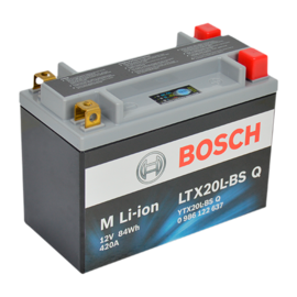 Bosch MC Lithiumbatteri LTX20L-BS 12volt 7Ah +pol til høyre